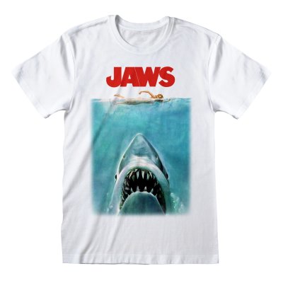 Jaw T-Shirt Poster Weiß