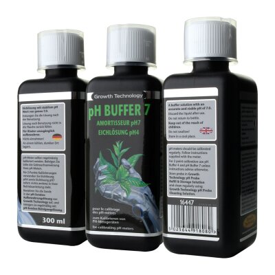 pH-Kalibrierlösung Puffer 7 300ml Profi-Messung im Grow