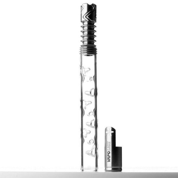 VAPOLICX Handvaporizer transparent m. DynaVap Spitze, ohne Kugeln