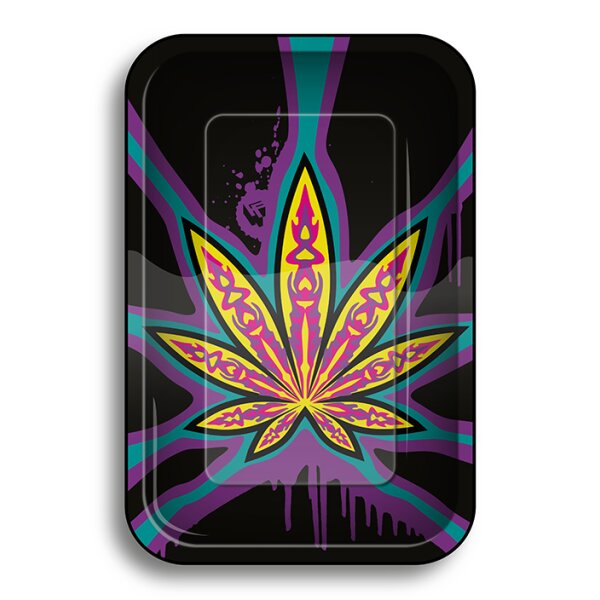 Clipper Rolling Tray Neon Leaves #2 Tablett 28x18,5cm