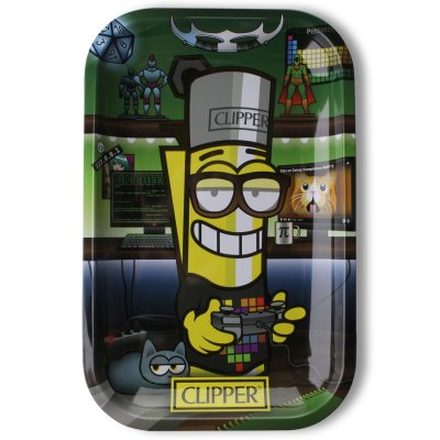 Clipper Rolling Tray CM Geek, 28 x 18,5 cm