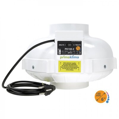 Ufo Lüfter 150 2-Speed, 150mm, 390/760m³/h, Growraum Belüftung