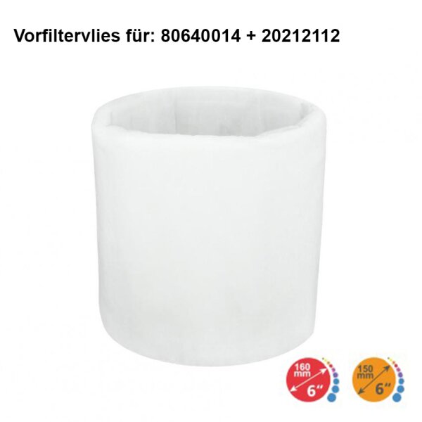 Vorfiltervlies Ecoline AKF 150+160/650 für Grow Filter