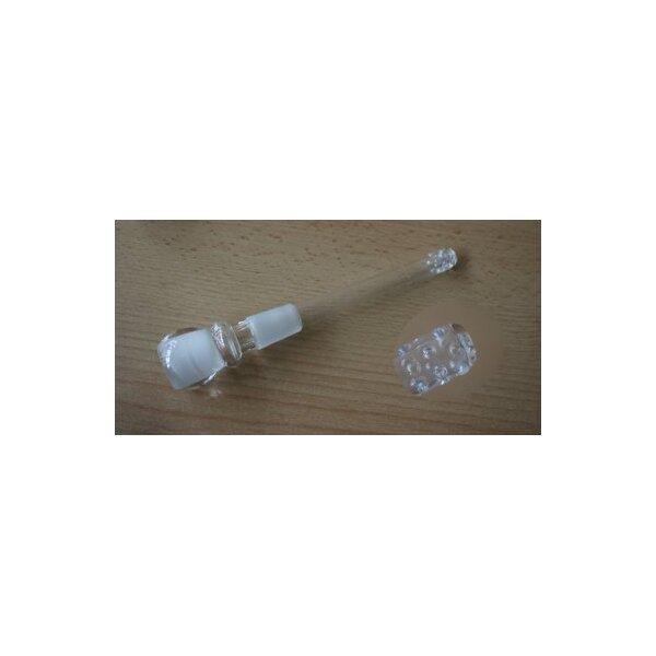 Heavy Loch-Diffusor-Shillum 18,8mm 18cm Glass Bong
