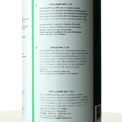 Bio Nova AutoFlower Supermix 1L Dünger & Nährstoffe für Automatics