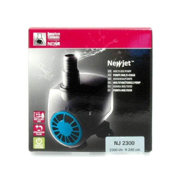 New-Jet 2300 Wasserpumpe Hydroponik & Grow 2300l/h, Aquarium Systems