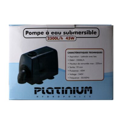 Platinium 2300 L/h Wasserpumpe – Vielseitig für große Growboxen & Hydro