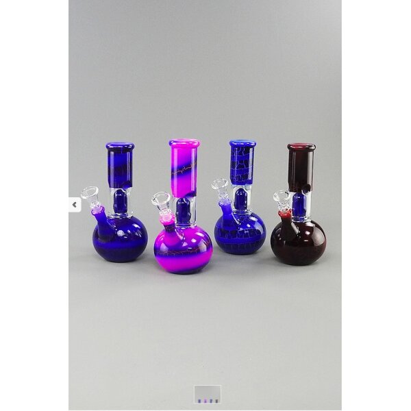 Billo Bong Dunkelrot 14,5mm Jelly Joker Glasbong Wasserpfeife