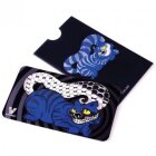 Grinder Card Grinsekatze 8,5x5 cm Edelstahl Katzenmotiv