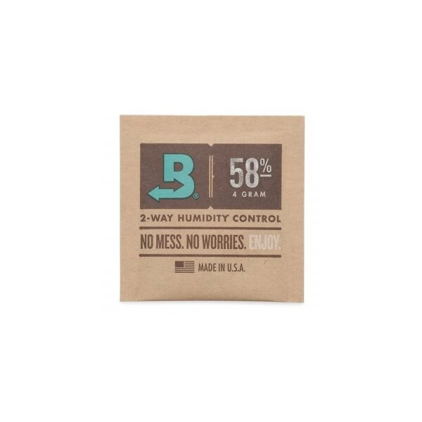 Boveda 4g 58% Feuchtigkeit – kontrollierte Lagerung der Grow-Ernte