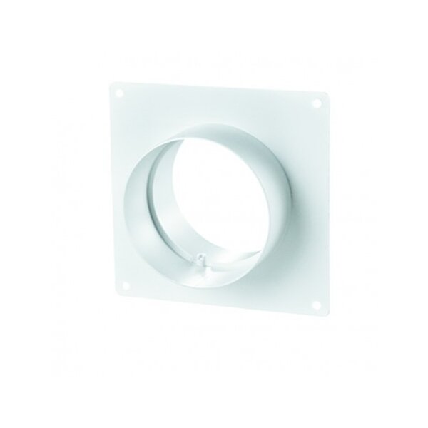 Rundrohrverbinder 150mm Flansch PVC Grow Lüftung Verbindung