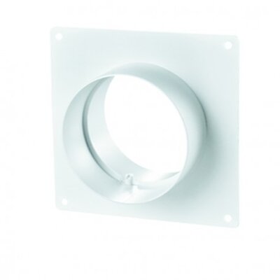 Rundrohrverbinder 150mm Flansch PVC Grow Lüftung...