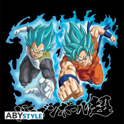Dragon Ball Super Goku & Vegeta T-Shirt Schwarz
