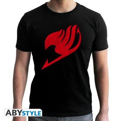 Fairy Tail Emblem T-Shirt Schwarz