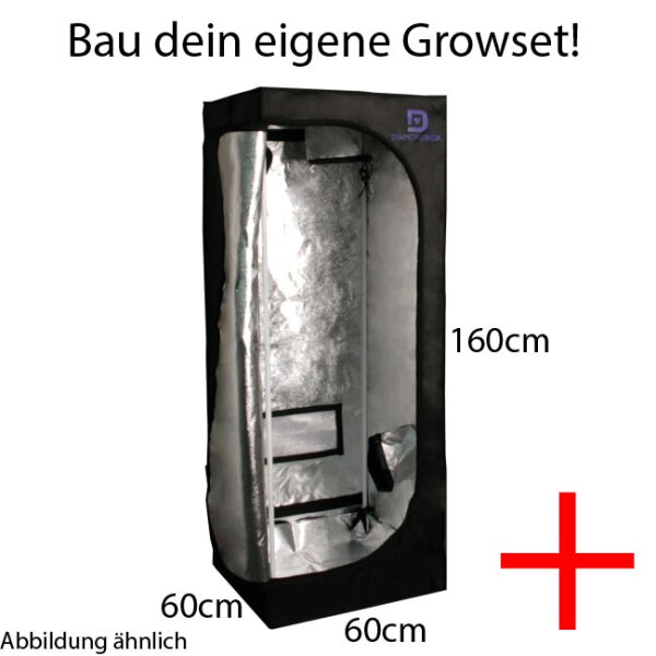 DiamondBox SL60 Set 60x60x160cm komplette Growbox für Einsteiger & Grower
