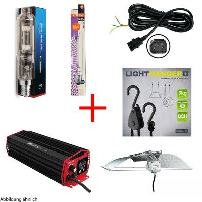 [Professional] Beleuchtung Set 600W MH + HPS mit Azerwing...