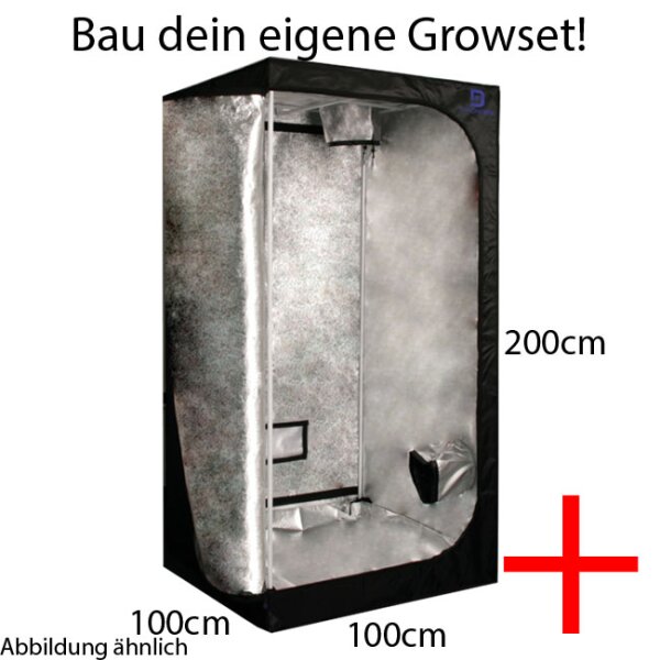 100x100 Grow Komplettset mit DiamondBox SL100 & Zubehör Indoor