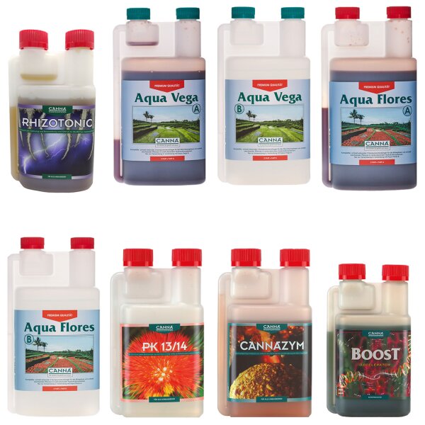 Canna Aqua Düngerset Hydro Grow Rezirkulierend