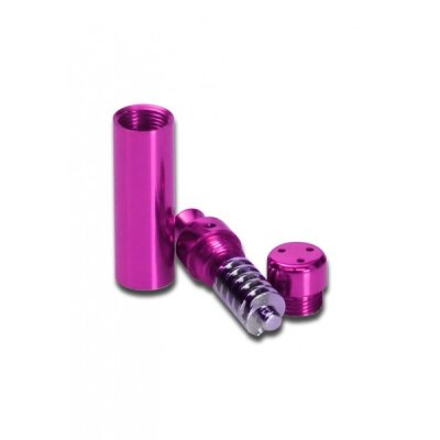 Bud Bomb Mini Pink – Metall Handpfeife klein