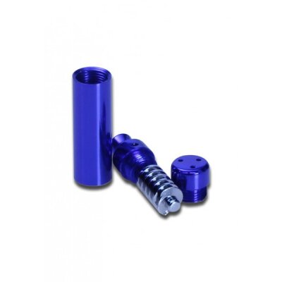 Bud Bomb Mini Blau – Metall Handpfeife klein