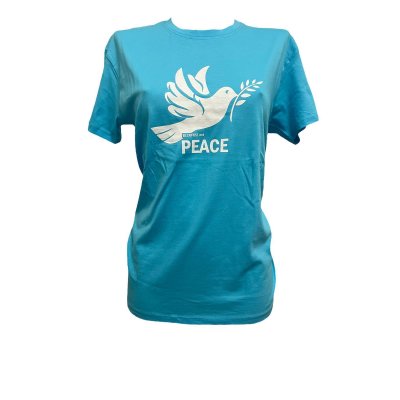 Friedensshirt; Girly Shirt Hellblau incl. 7,50 €...