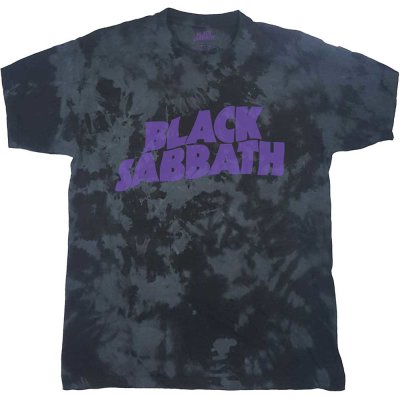 Black Sabbath T-shirt Wavy Logo Dip-Dye Schwarz