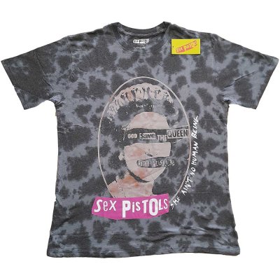 The Sex Pistols T-shirt God Save The Queen Dip-Dye Schwarz