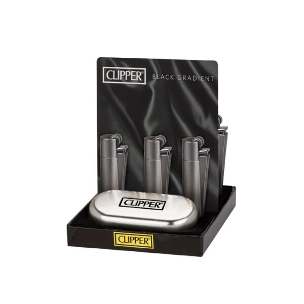 Metal Clipper Black Gradient Metall Sturmfeuerzeug Nachfüllbar