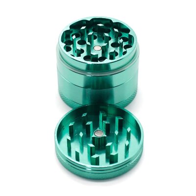 Smono Alu Grinder 40mm grün 4-teilig anodisiert Sieb