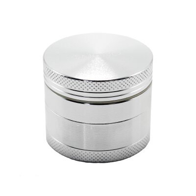 Smono Alu Grinder 40mm silber 4-tlg anodisiert Sieb