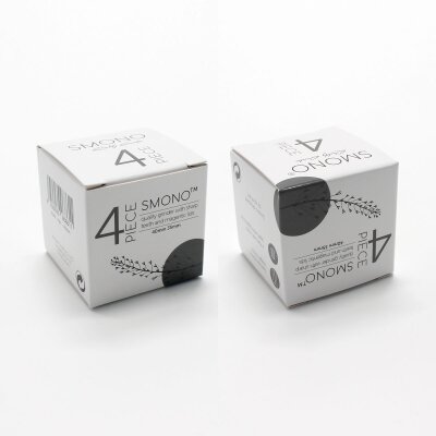 Smono Alu Grinder 40mm schwarz 4-tlg anodisiert Sieb