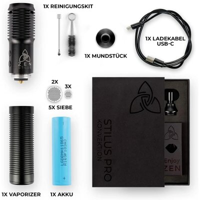 HIZEN Stilus Pro 3.0 Konvektion Verdampfer Kräuter USB-C