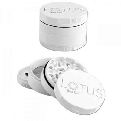 Lotus Grinder 63mm Grün 4-tlg Keramik Alu Premium