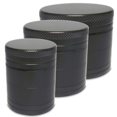 Leo Grinder 40mm Coal Grey 4-tlg. Anodisiert abriebfest