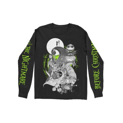 The Nightmare Before Christmas Long Sleeves Characters...