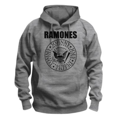 Ramones Hoodie Presidential Seal Grau