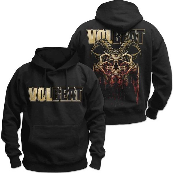 Volbeat Hoodie Bleeding Crown Skull Schwarz