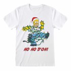 The Simpsons T-Shirt Ho Ho Doh Weiß