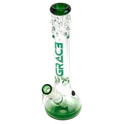 Grace Glass Pearl Glass Green 29,2mm Bong Percolator Wasserpfeife