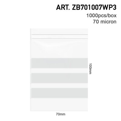 Amsterdam Zipper 7x10cm 70µ 1000St Beutel