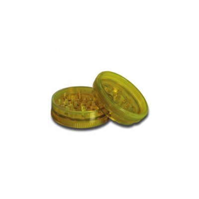 Acryl Grinder Gelb 2-tlg 56mm Kräuter