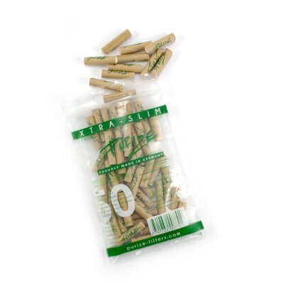 Purize Aktivkohlefilter Slim 6mm 50Stk Organic