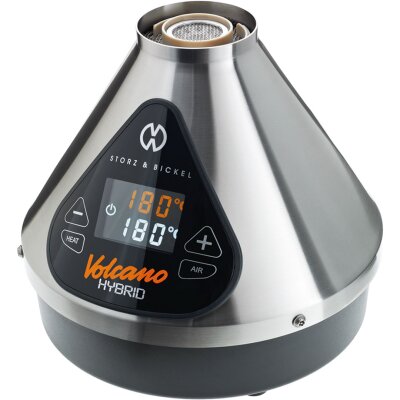 Volcano Hybrid silber Vaporizer Storz & Bickel Tischgerät Kräuter Öle