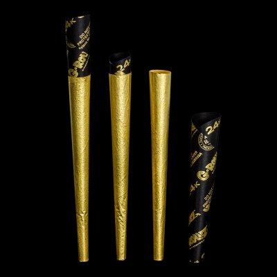 G-ROLLZ Golden Cone 24k Gold Luxus Pre-Roll Kräuter