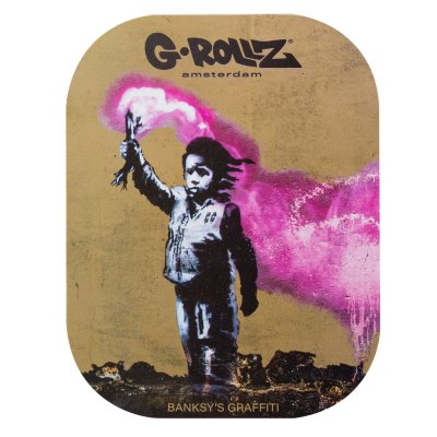 G-ROLLZ | Banksys Graffiti Torch Boy Magnet Cover for...