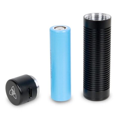 HIZEN Ladeadapter 18650 Akku & USB-C für...