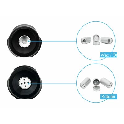 HIZEN Stilus/Pro 3er Kapsel Set Öl & Wachs für Vaporizer