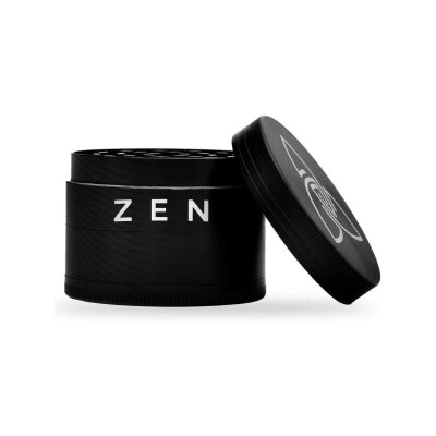 HIZEN Basic Grinder Kräutermühle 49mm Schwarz Alu
