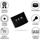 HIZEN Basic Grinder Kräutermühle 49mm Schwarz Alu