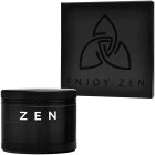 HIZEN Alu Grinder Schwarz 49mm Kräutermühle Premium Zerkleinerer